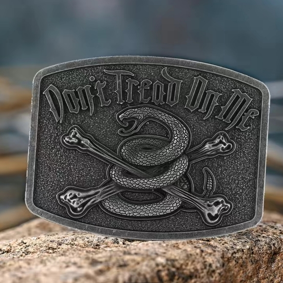 New don't tread on me snake belt buckle - Picture 12 of 15